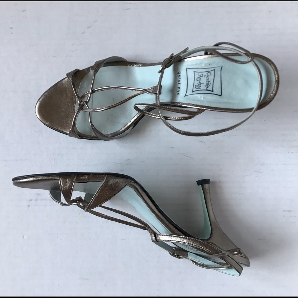 Cynthia Rowley Bronze Heels - Picture 4 of 8